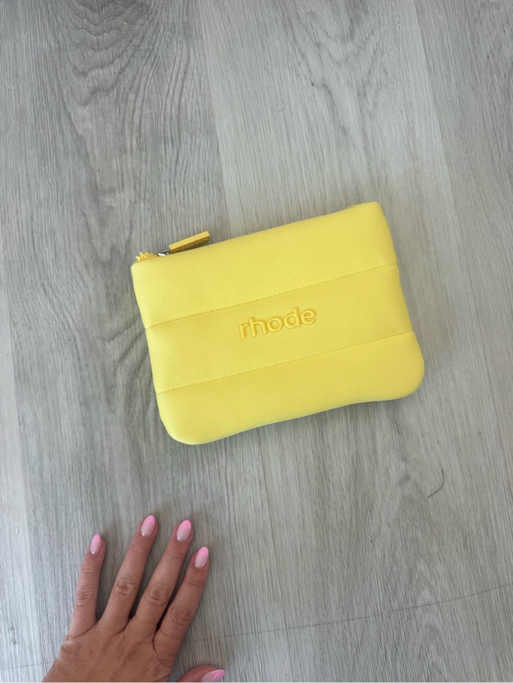 rhode small yellow bubble bag